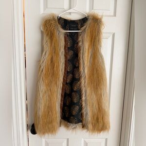 Sanctuary Clothing Faux Fur Vest